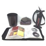 CD Booklet, Trash Can,  WinterHat & Air Pump