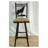 Bar Stool w/ Coyote