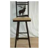 Bar Stool w/ Elk