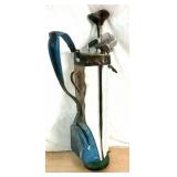 Golf Clubs & Tufhorse by PGA Leather Bag