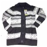 Sm Women’s Nicole Miller Fair Isle Wool Cardigan