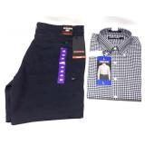 LG Men’s Dress Shirt & Shorts
