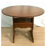 Small Round Convertible Table to Chair