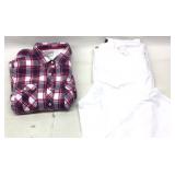 Women’s Large Flannel Shirt & Sz 14 Jean Set