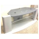 TV Stand w/Glass Shelf (54"×20"×20")