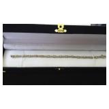 10K Gold & 1.0CTW Diamond Bracelet 7"