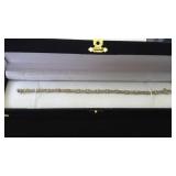 10K Gold & 1.0CTW Diamond Bracelet 7"