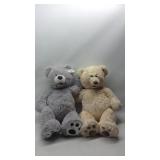 Two 25" Ultra Plush Teddy Bears