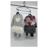 2 Girls Dress Oufits (sz-4T)