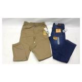 Two Pairs of Boys Size 14 Lee Brand Pants