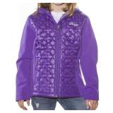 (m) Snozu Softshell Hooded Jacket for Girls Purple