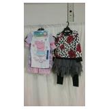 Girls Size 6X Peppa Pig Pajamas and Tutu Dress