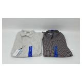 2 Mens Dress Shirts (sz-L)