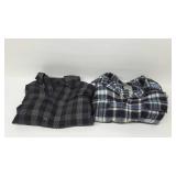 2 Mens Lint Sleeve Shirts (sz-XL)