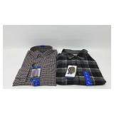 2 Mens Dress Shirts (sz-L)