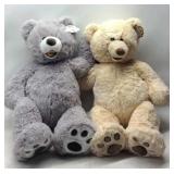 Two 25" Ultra Plush Teddy Bears