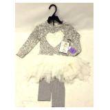 Girls Size 4T Dress and Pants Set