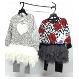 2 Girls Dress Oufits (sz-4T)