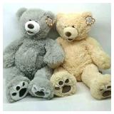 (2) 25 Inch Plush Teddy Bears