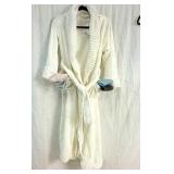 Small Ladies Bathrobe and Lounge Socks (4 Pair)