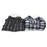 2 Mens Lint Sleeve Shirts (sz-XL)