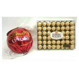 Ferrero Rocher and Lindor Chocolate