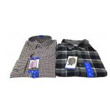 2 Mens Dress Shirts (sz-L)