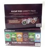 Two 72ct. K-Cup Pod Variety Packs