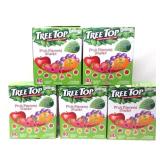 5 Boxes of Tree Top Fruit Flavored Snacks 80CT