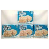 (4) 54 Count Kellogs Rice Krispy Treat Boxes