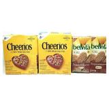 Cheerios and Belvita Breakfast Bars