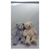 Two 25" Plush Teddy Bears