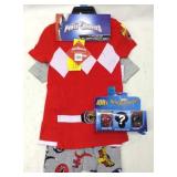 Boys 4T Pajama Set & Super Heros Figures