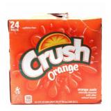 (24 Case) 12 oz. Cans Crush Orange Soda