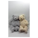 Two 25" Plush Teddy Bears