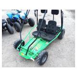 2 Seater Lime Green Go-Cart