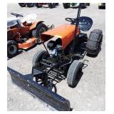 Sears Garden Tractor w/Blade & Chains
