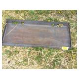 Weld on Skid Loader Quick Attach Plate