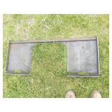 Weld on Skid Loader Quick Attach Plate