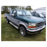 1996 Ford F150 4x4, 5.0 V8, 180K, Green/Silver