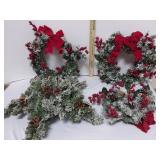 Christmas Hanging Decor-(3) Lighted (Not Tested)