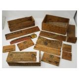 Vintage Wood Advertising Pieces