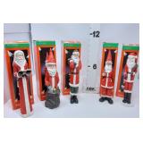 (6) Holiday Traditions Pencil Santa