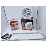 Electric Fan Heater-NIB, Liquid Stripper-Meat Saw
