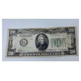 Series of 1934A - 20.00 Dollar Bill
