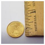 1999 $5 Dollar Walking Liberty US Coin 1/10 oz