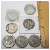 (7) 1945-1976 Silver 1/2 Dollars