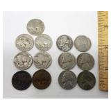 (7) Buffalo & (6) Jefferson Nickels