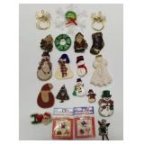 Costume Christmas Jewelry Pins