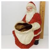 Paper Mache Santa by Chimney